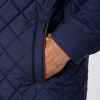 Mizzen + Main Brentwood Quilted Jacket in navy - men's jacket - view 4