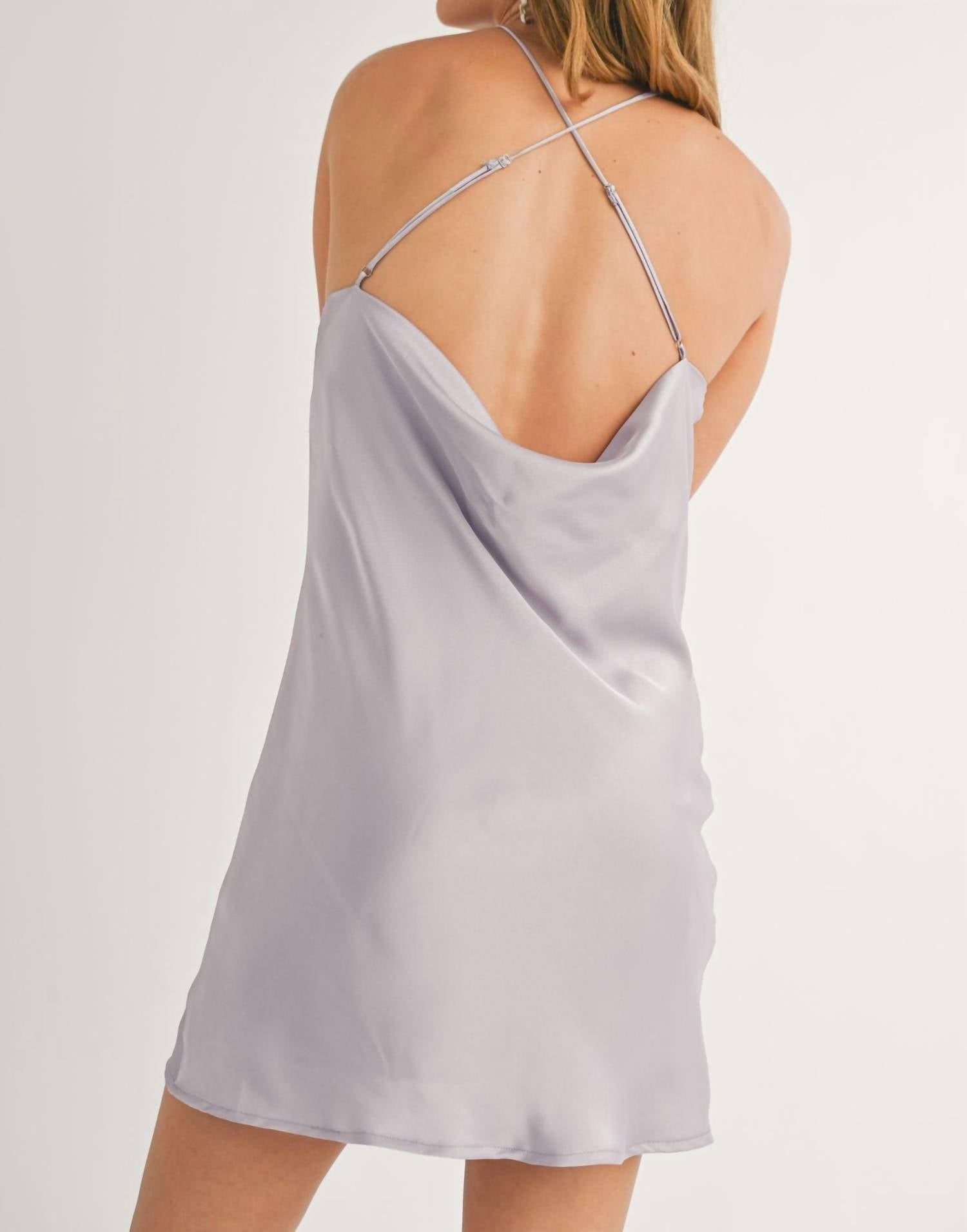Sage The Label - Faye Back Cowl Mini Dress