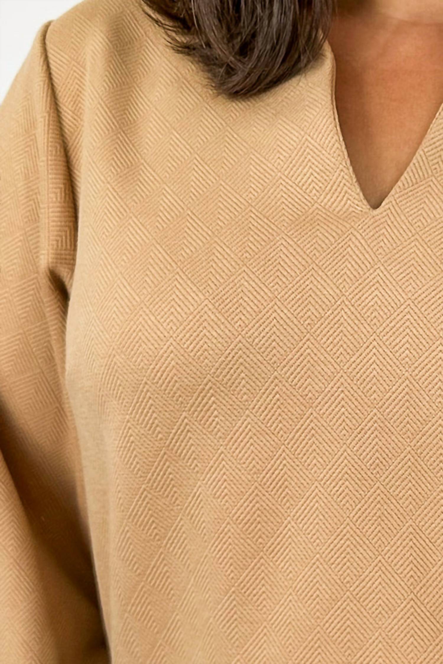 Mary Square - Jocelyn Camel Top