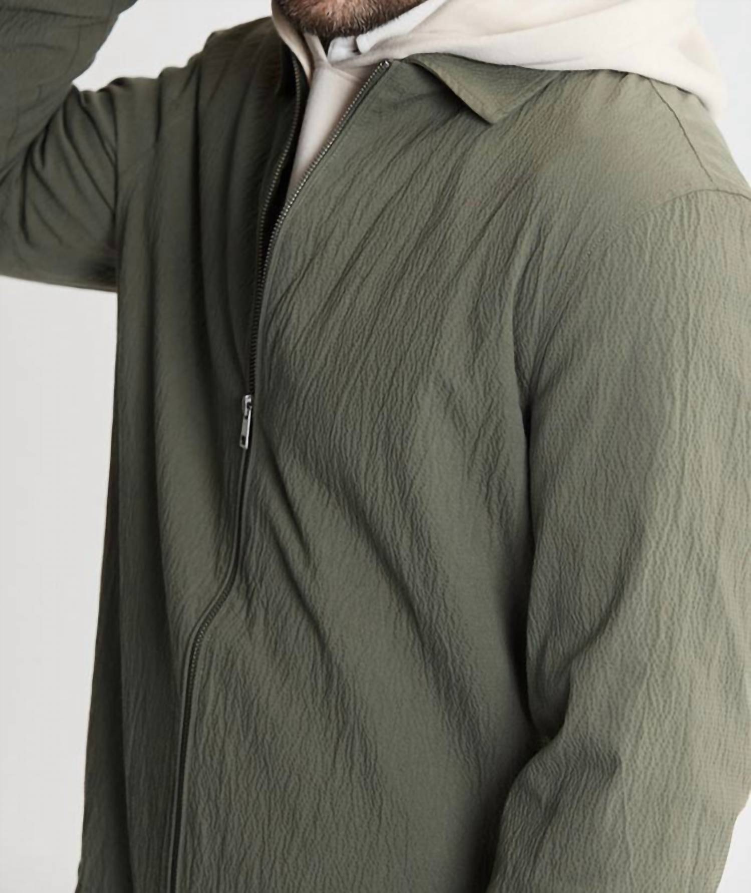 Jachs New York - Charles Seersucker Full Zip Jacket