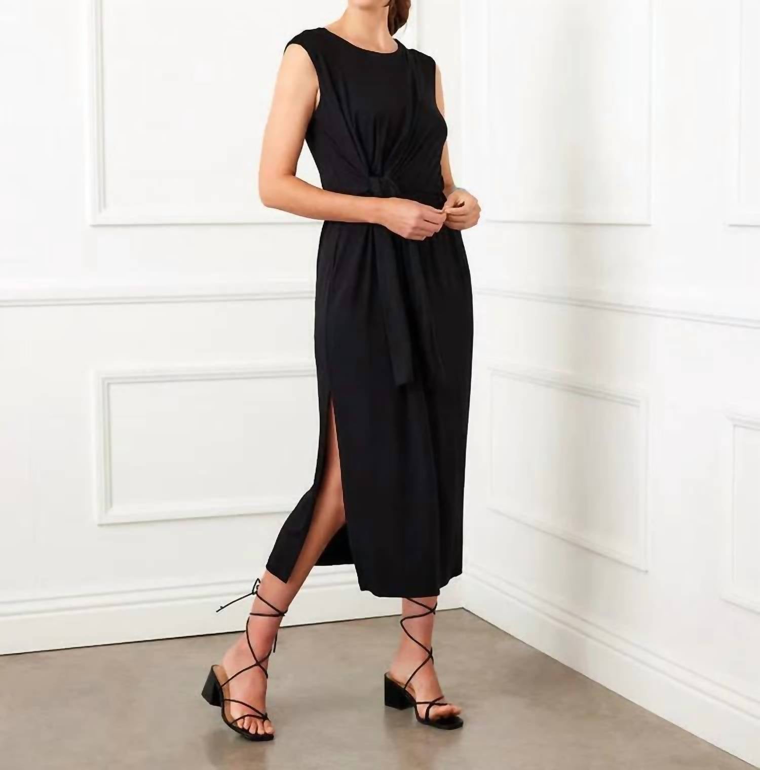 Karen Kane - Bethan Tie Waist Midi Dress