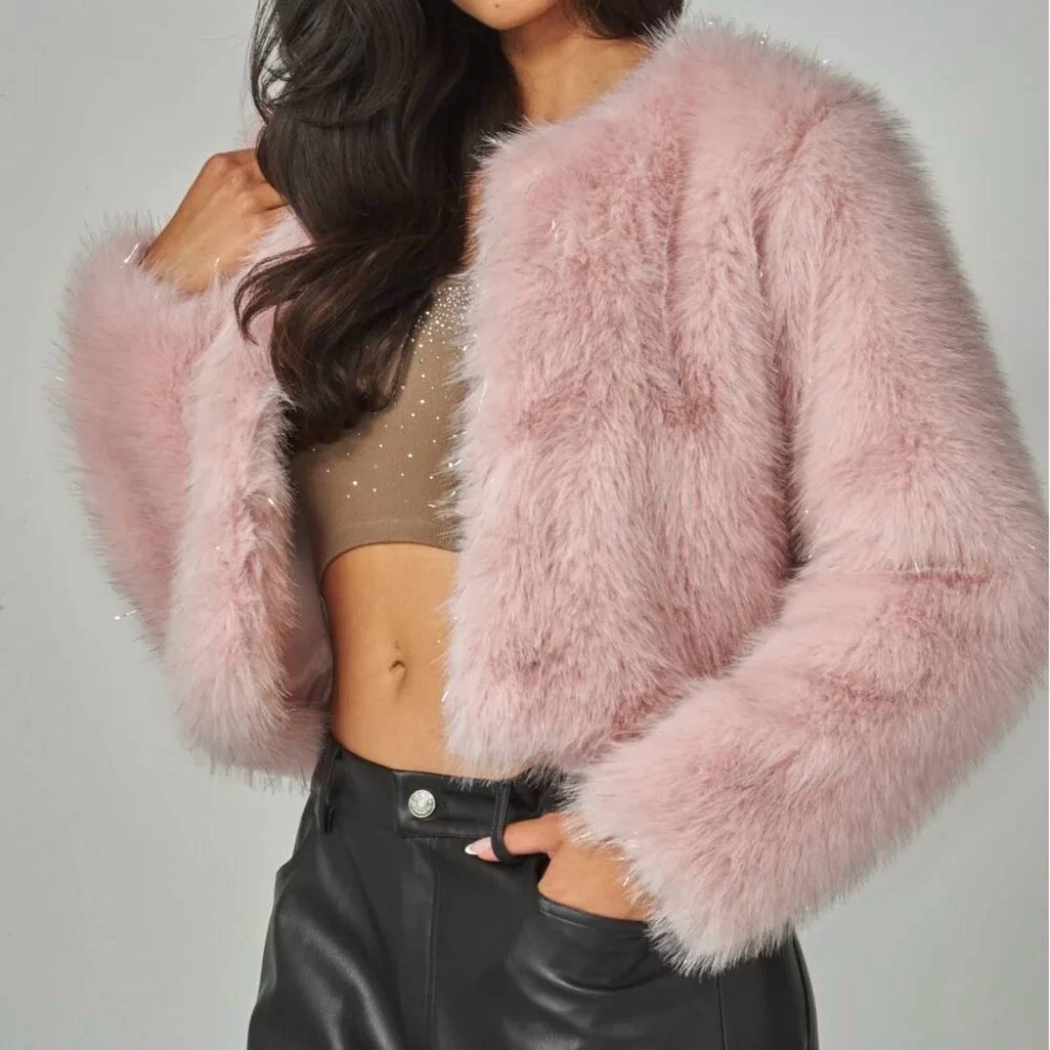 Love Poem - Women's Faux Fur Jacket