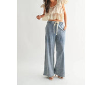 Camellia - Lace Trim Blouse