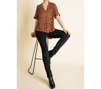 Thml - Collared Print Blouse