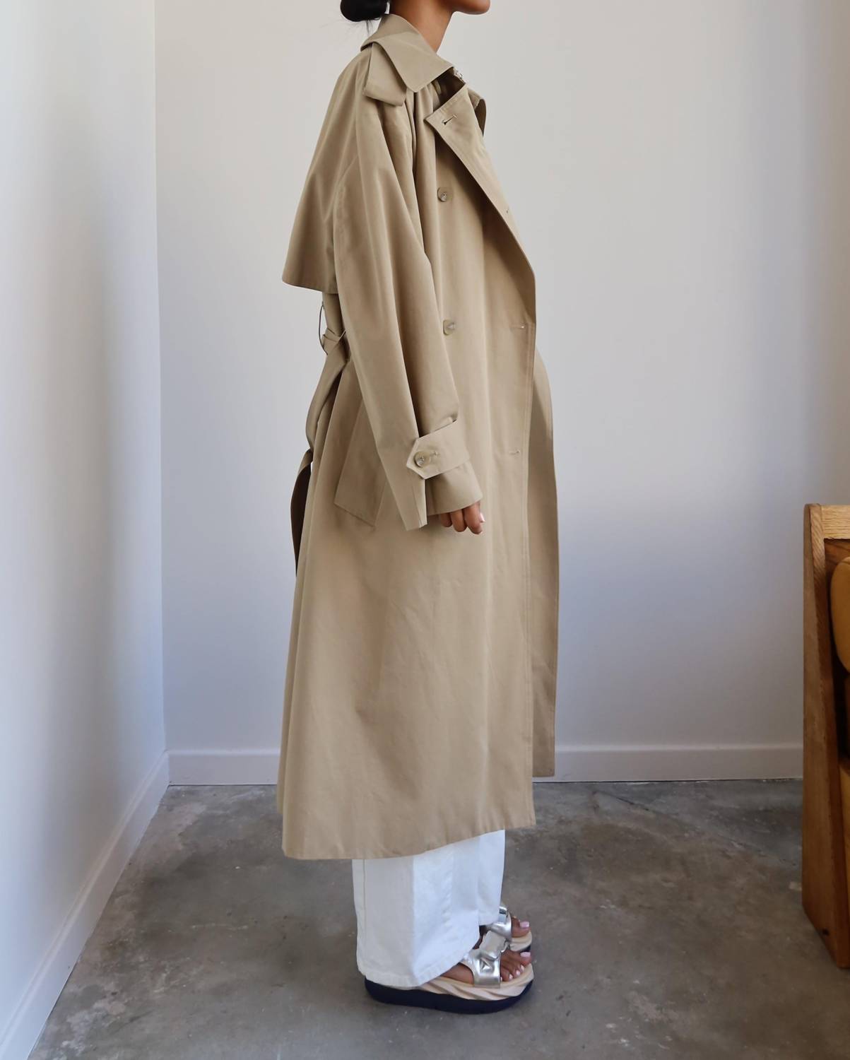 Collective - Oversized Cotton Trench Coat