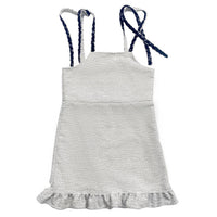Little Olin - Girls Tweed Ruffle Dress