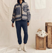 The Great. - Quilted Bomber Jacket