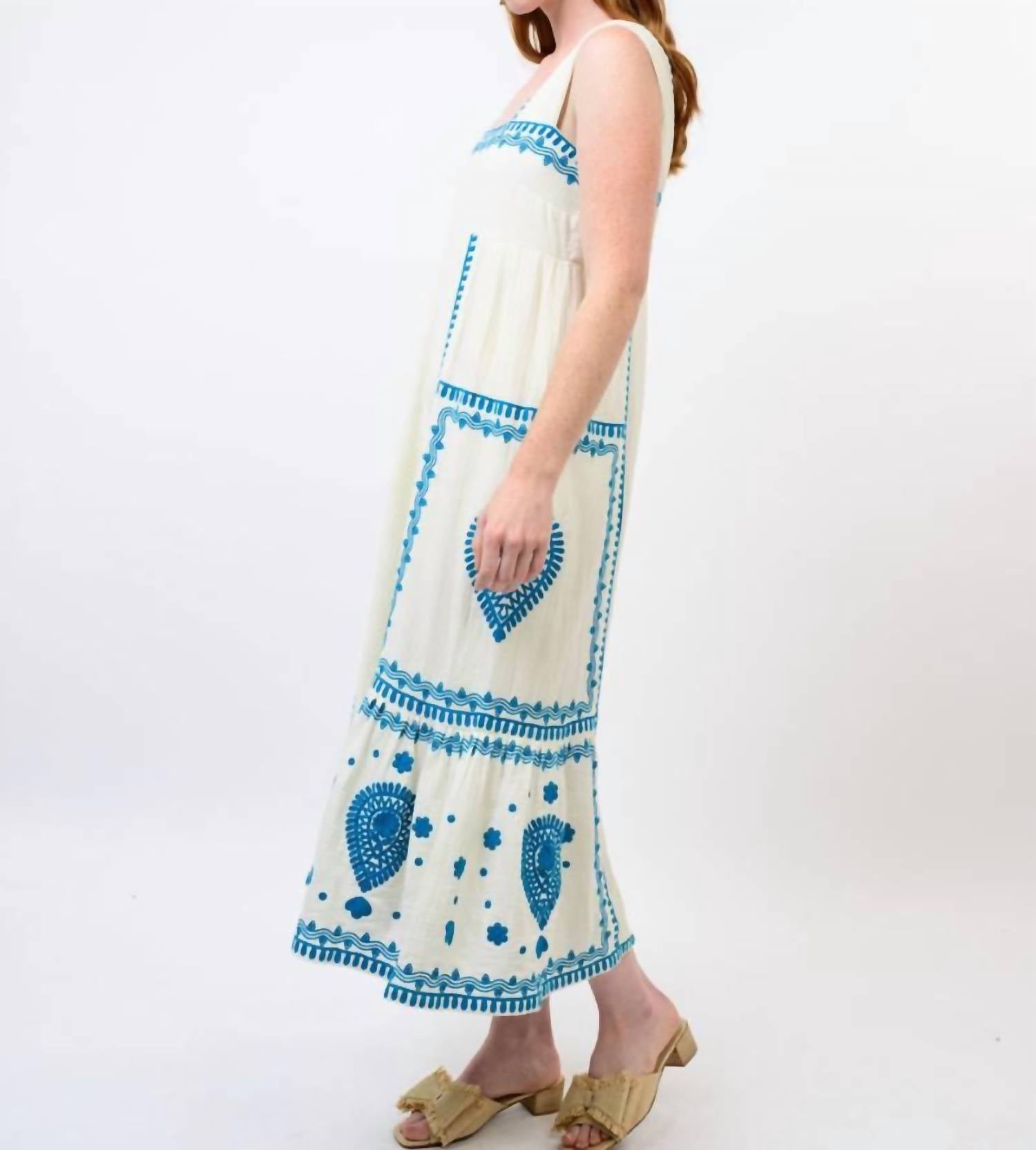 Ivy Jane - Gauze Embroidered Sundress