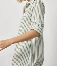 Lilla P - Striped Shirt Mini Dress