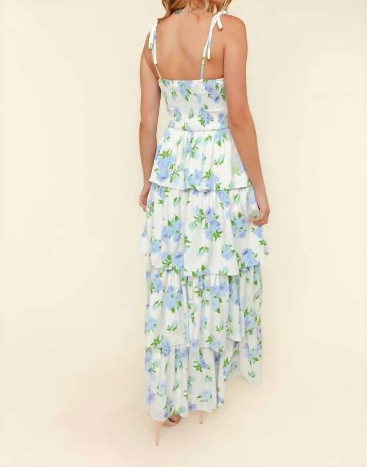 Kori - Tiered Maxi Floral Summer Dress
