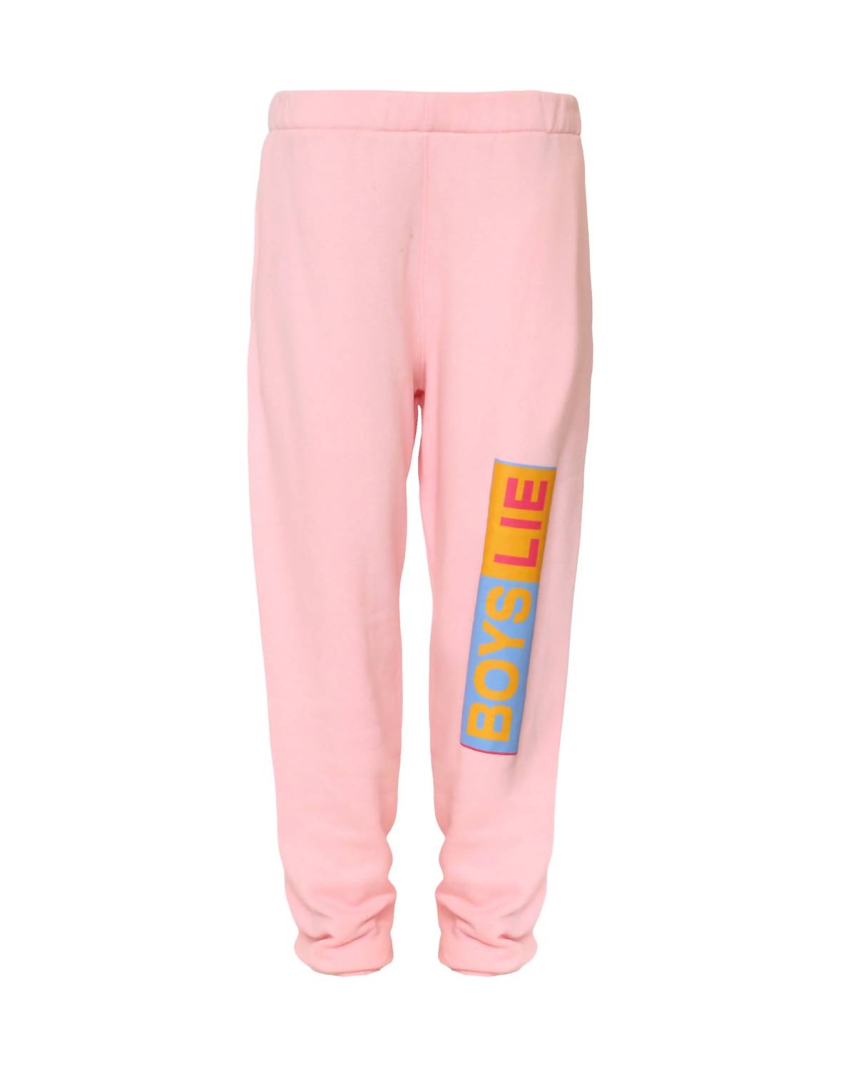 BOYS LIE Better Half Mac Slim Sweatpant in pink - men's pants - view 4