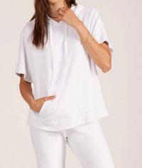 Bobi - Short Sleeve Terry Hoodie