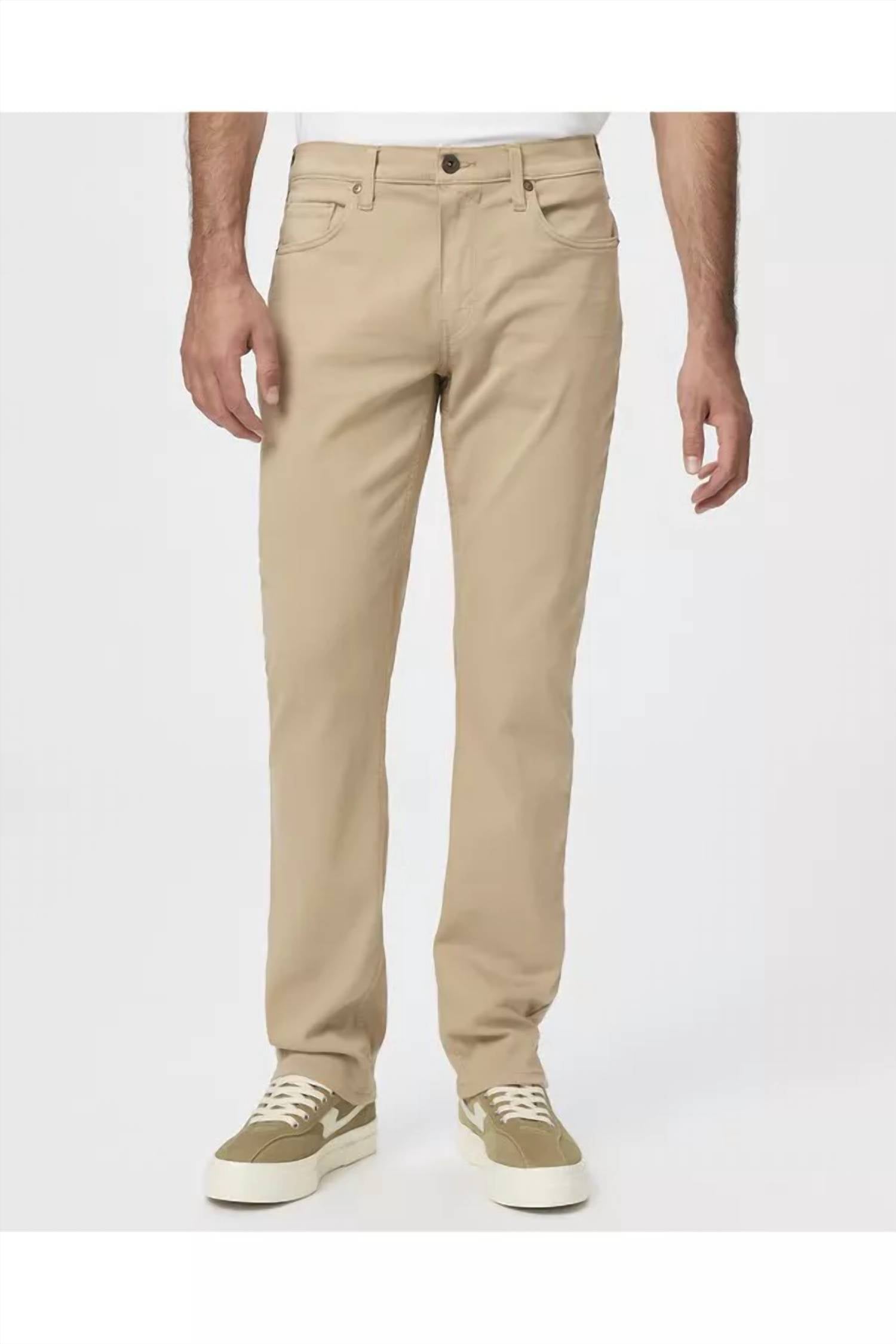 Paige Transcend Federal Slim Straight Jean in wheat harvest - men's jeans