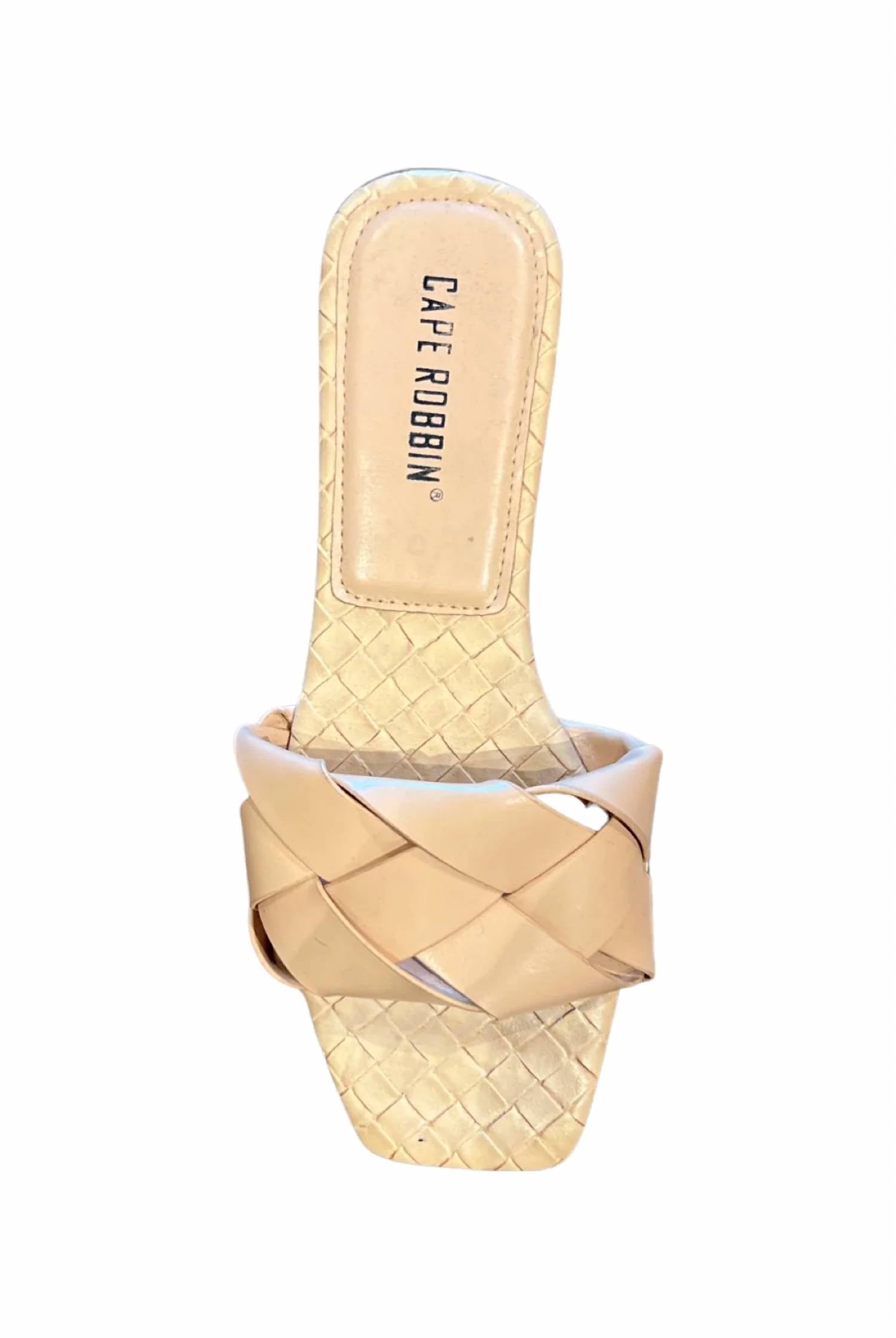 Cape Robbin - Women's Unique Flap Braided Slides