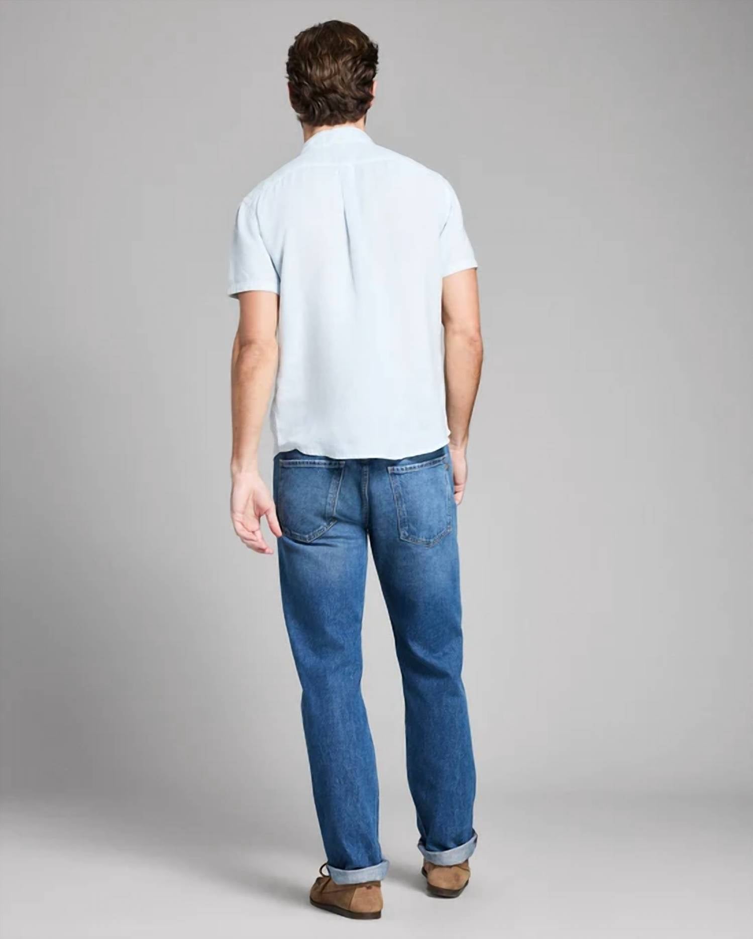 Billy Reid - Short Sleeve Linen Tuscumbia Shirt Button Down