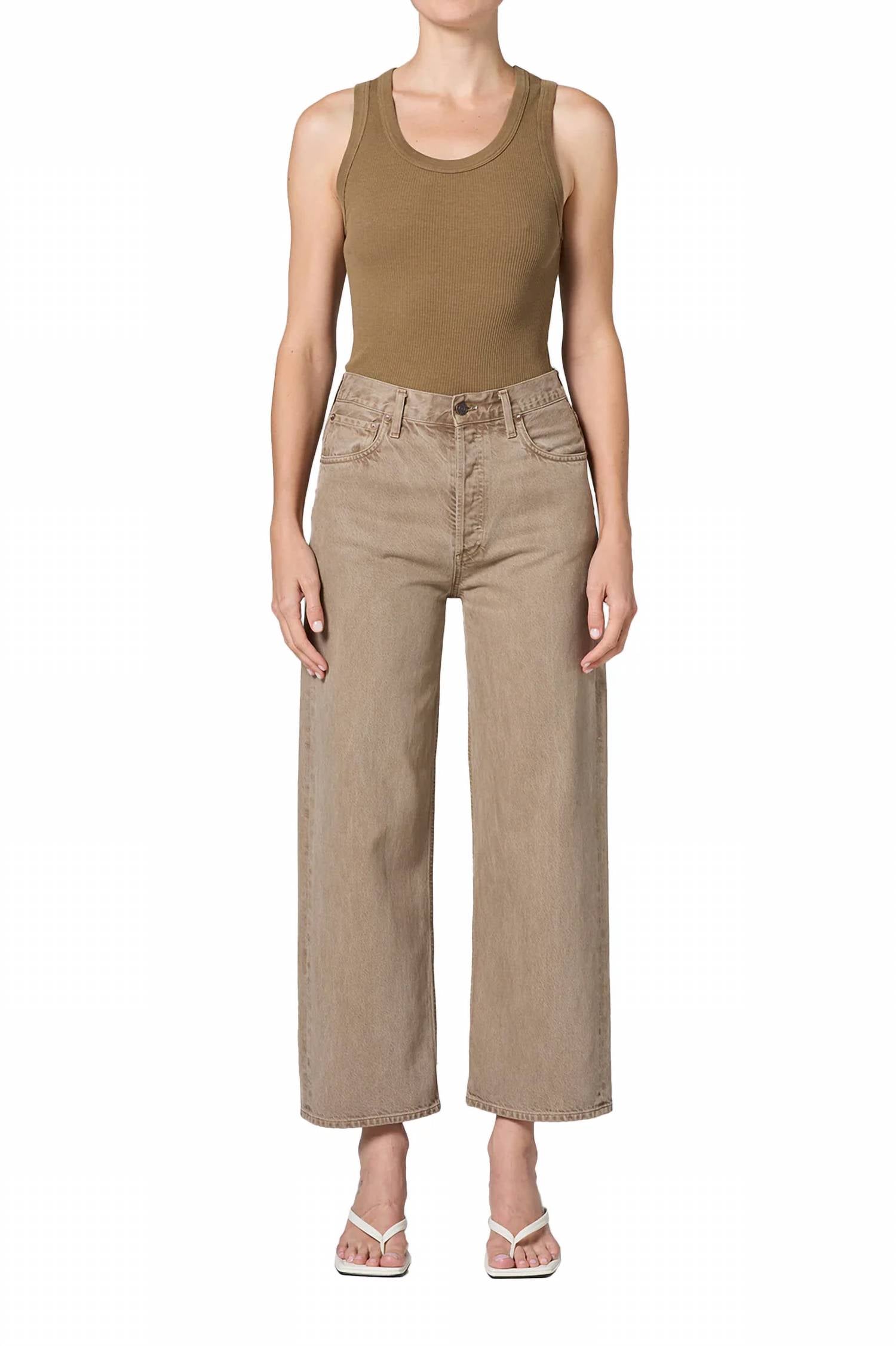 Agolde - Ren High Rise Wide Leg Jeans