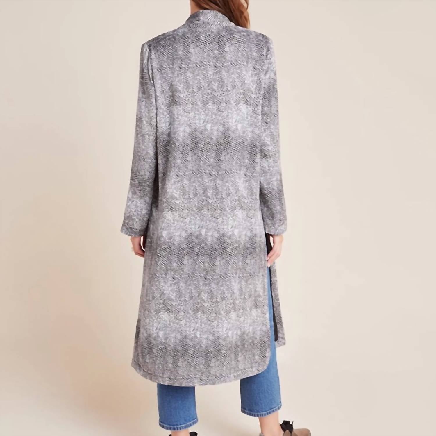 Bb Dakota - Lightweight Snakeskin Print Duster Cardigan