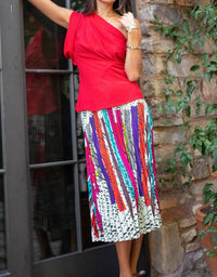 Eva Franco - Ingrid Pleated Midi Skirt