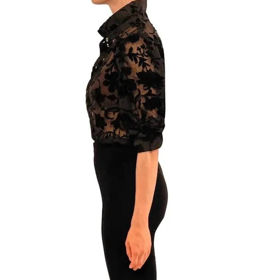 Gretchen Scott - Flighty Floral Blouse