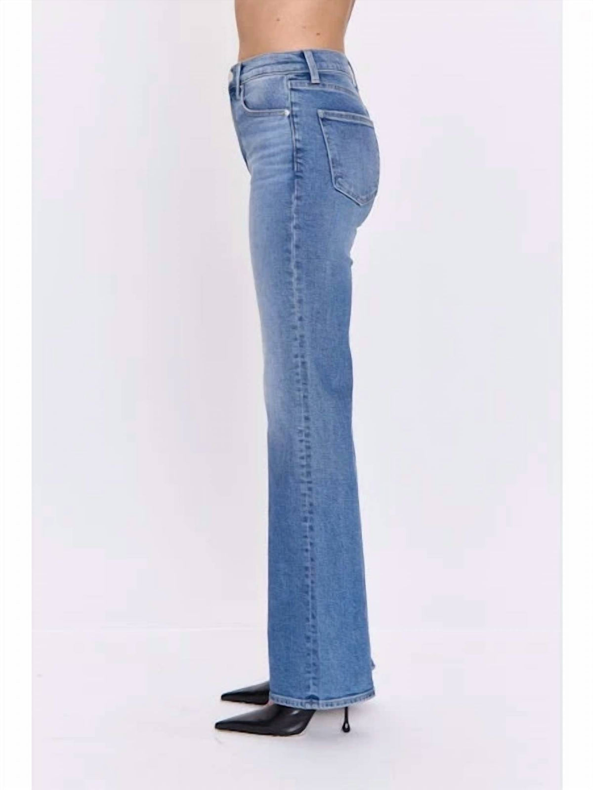 Pistola - Evie High Rise Slim Bootcut Denim Jeans