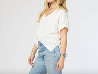 Kerri Rosenthal - Boxer V Neck Tee