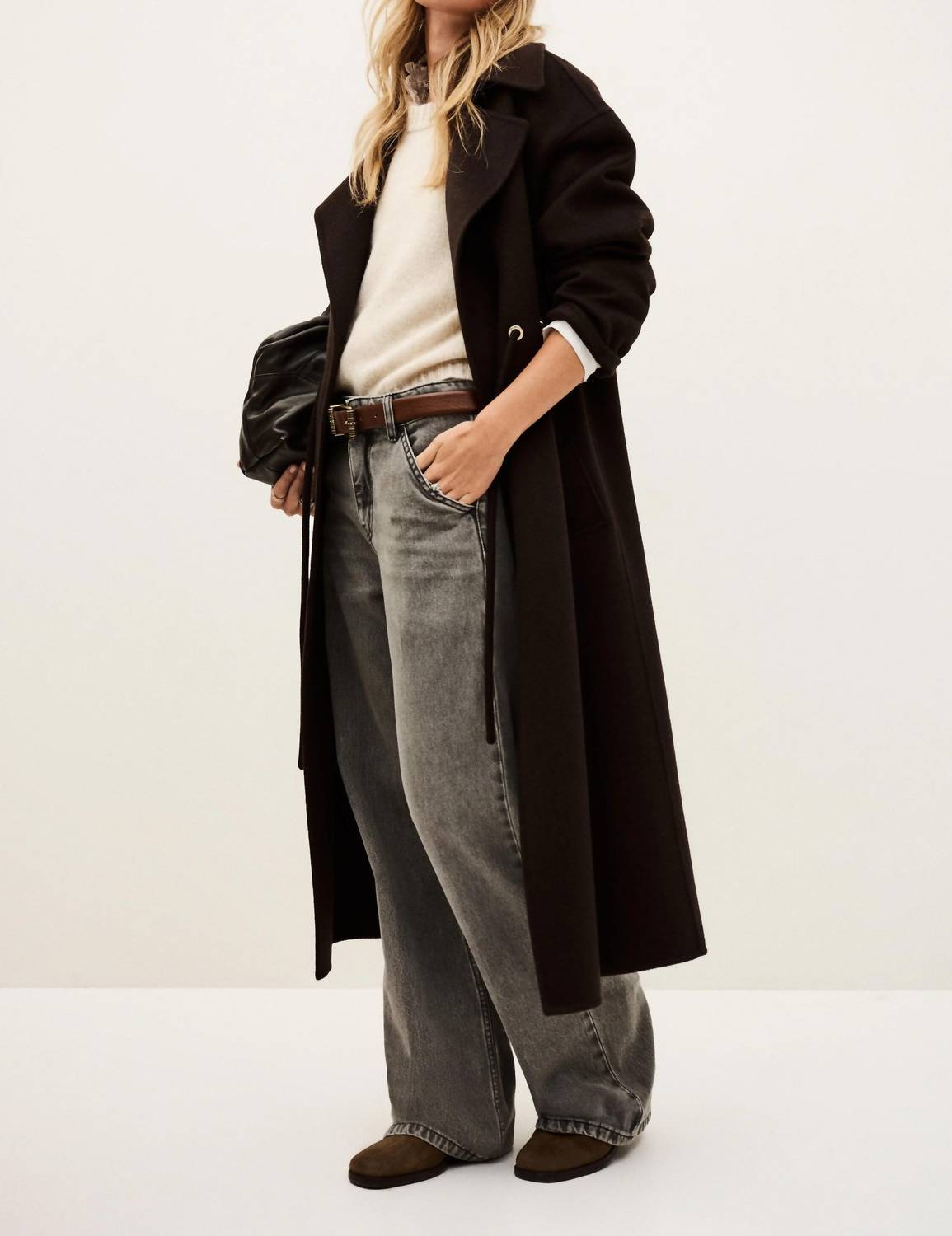 Ba&Sh - Kate Midi Tie-waist Coat