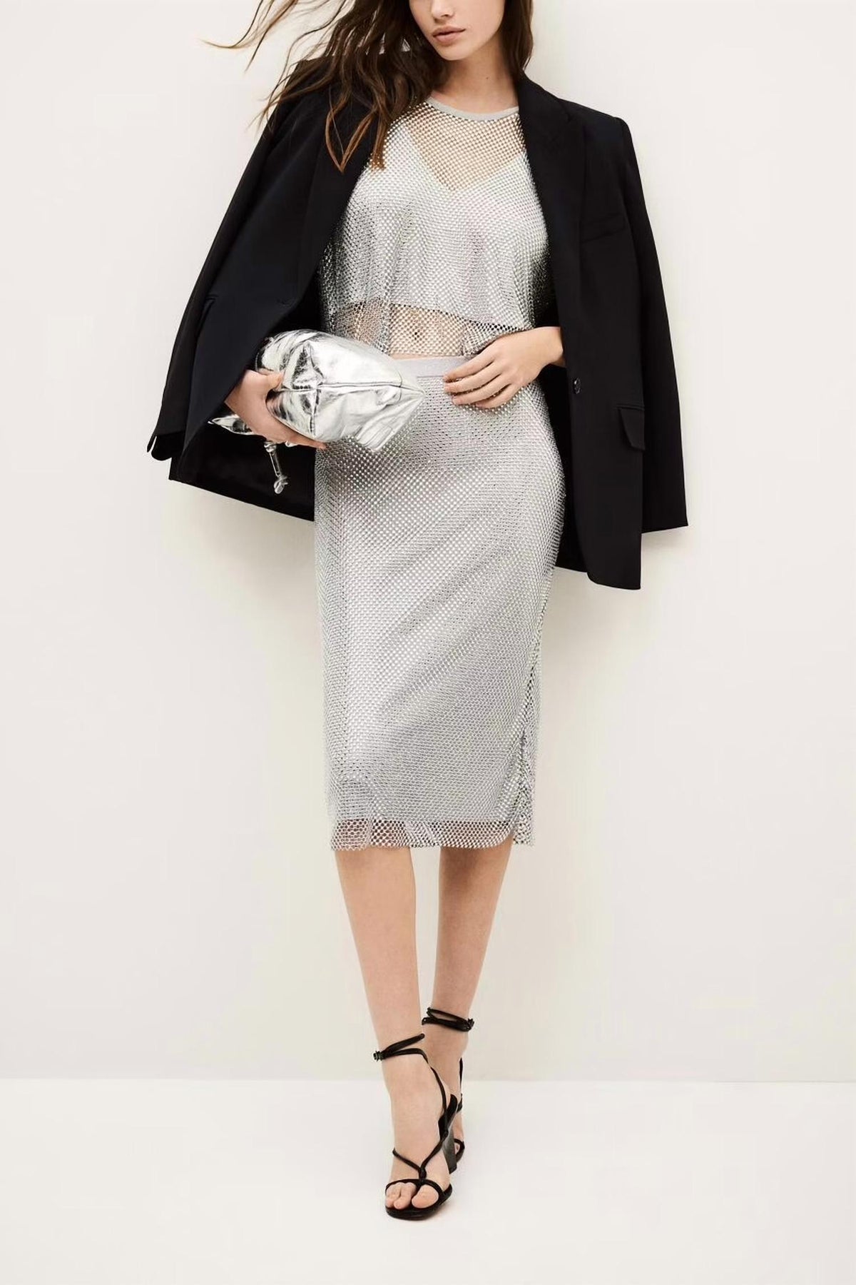 Ba&Sh - Midi Meshy Skirt