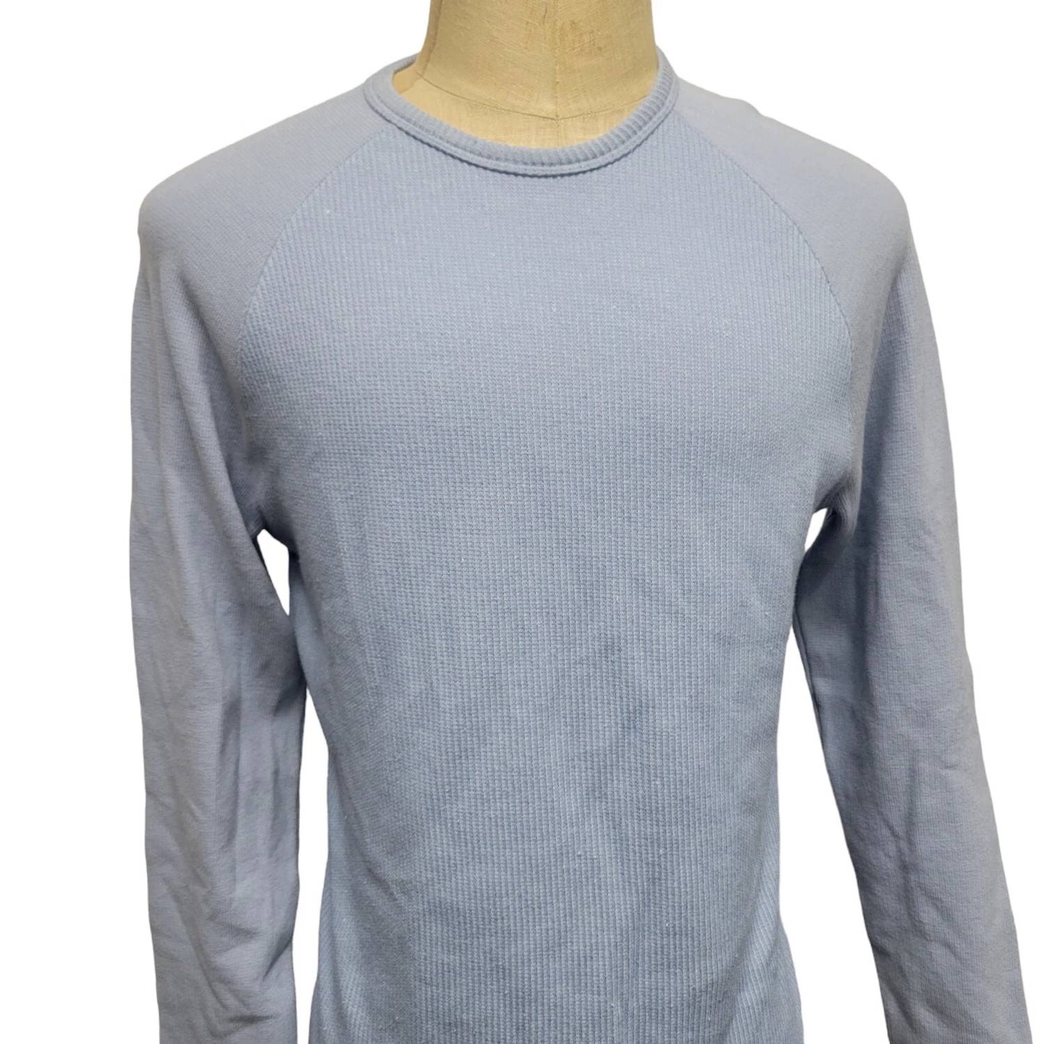 Vince - Men's Ribbed Thermal Crewneck Long-sleeve T-shirt