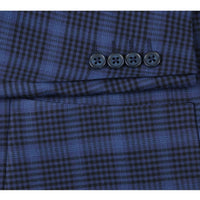 Pelago - Men's Single Breasted Slim Fit Half Canvas Knit Soft Jacket