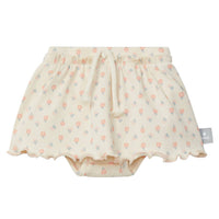 Snug - Girl's Sleeveless Shirt & Skirt With Bloomer