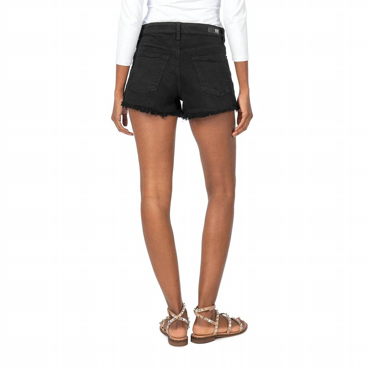 Kut From The Kloth - Jane High Rise Long Short With Fray Hem