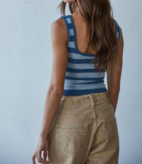 By Together - Padded Stripes Top