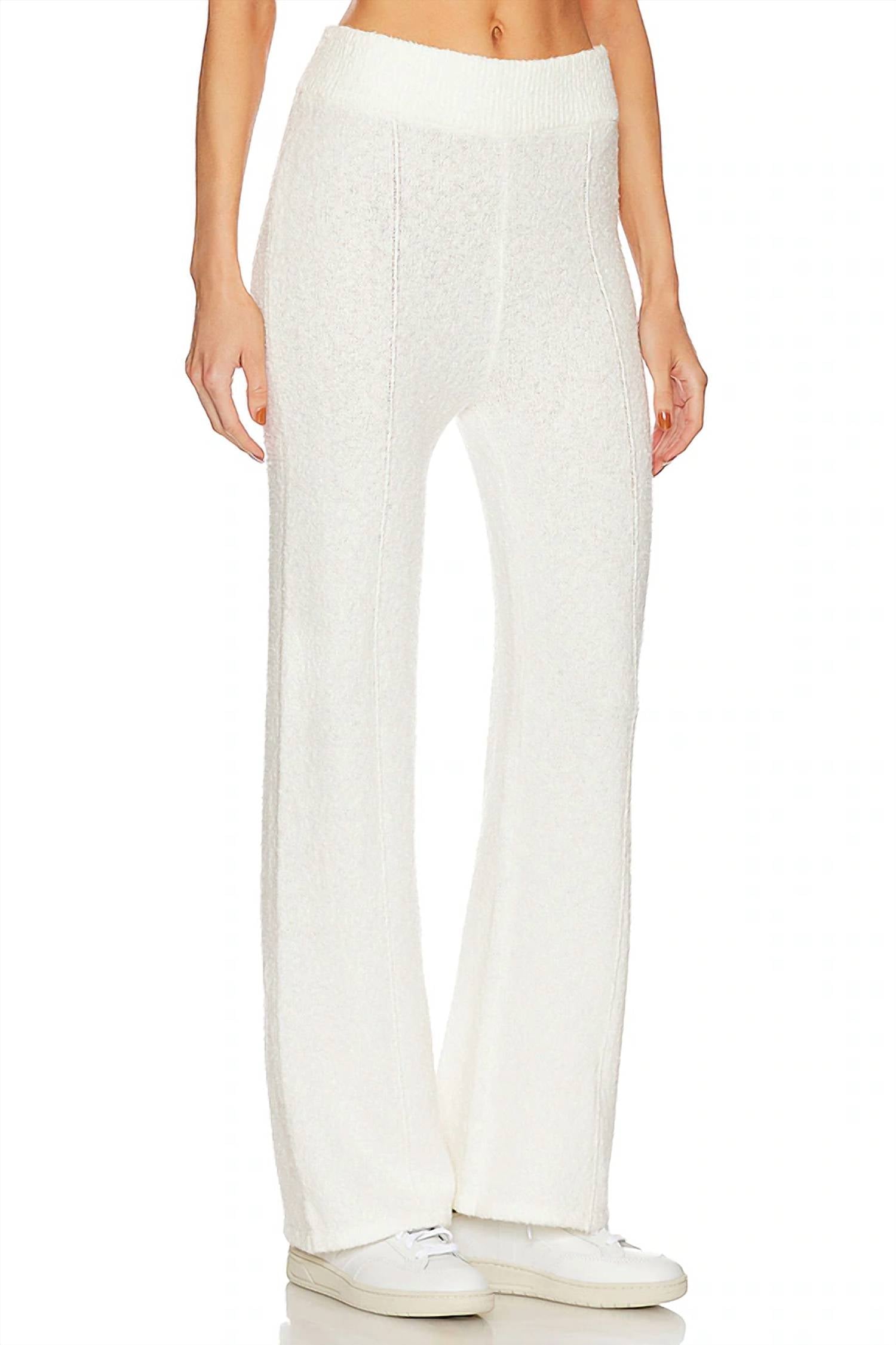 Bobi - Dolly Crop Top And Wide Leg Pants Set