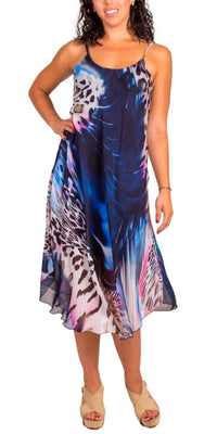 Gigi Moda - Animal Print Miele Midi Dress