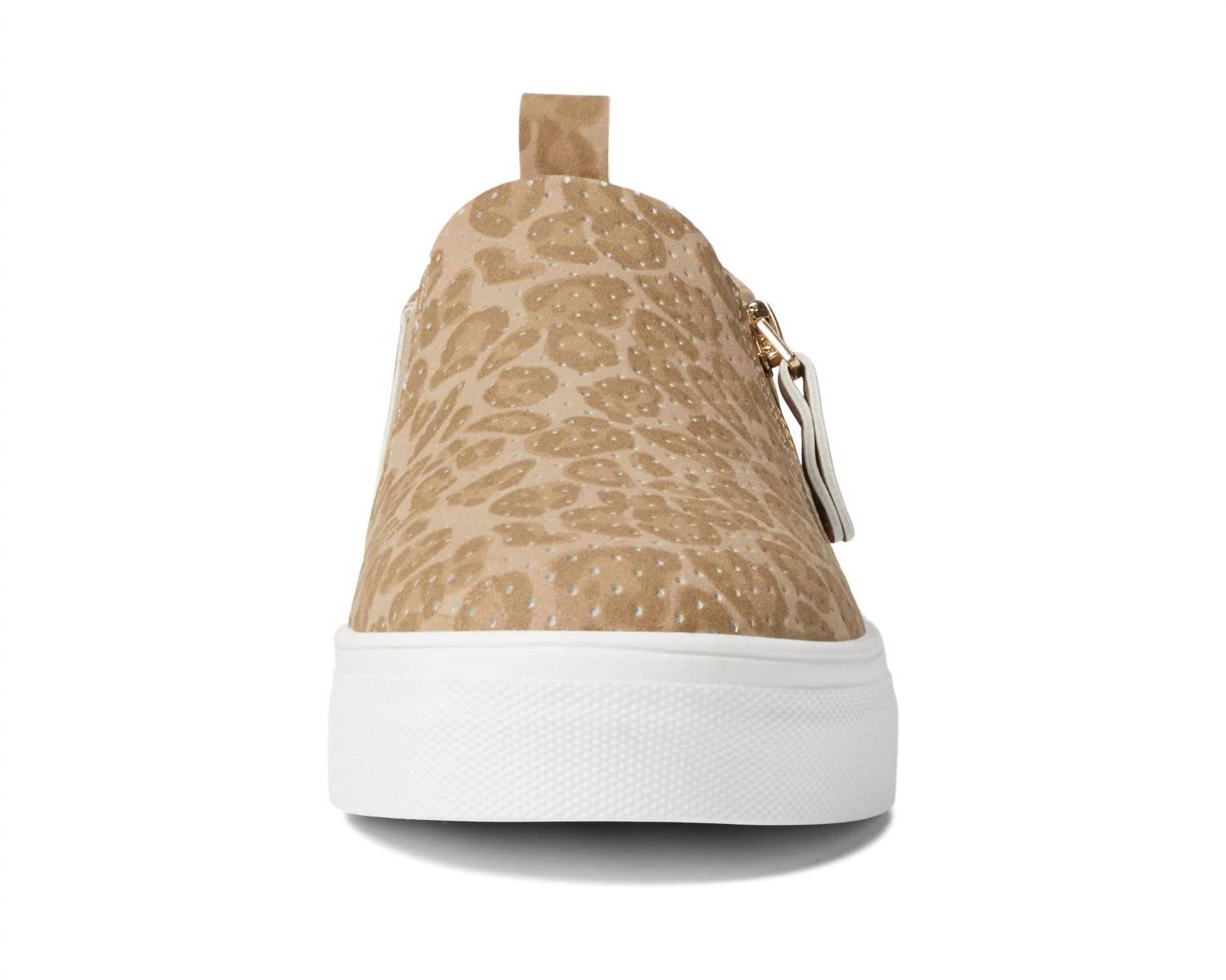 Mia - Andraya Tan Leopard Zip Girls Shoe