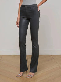 L'Agence - Ruth Coated Straight Leg Jean