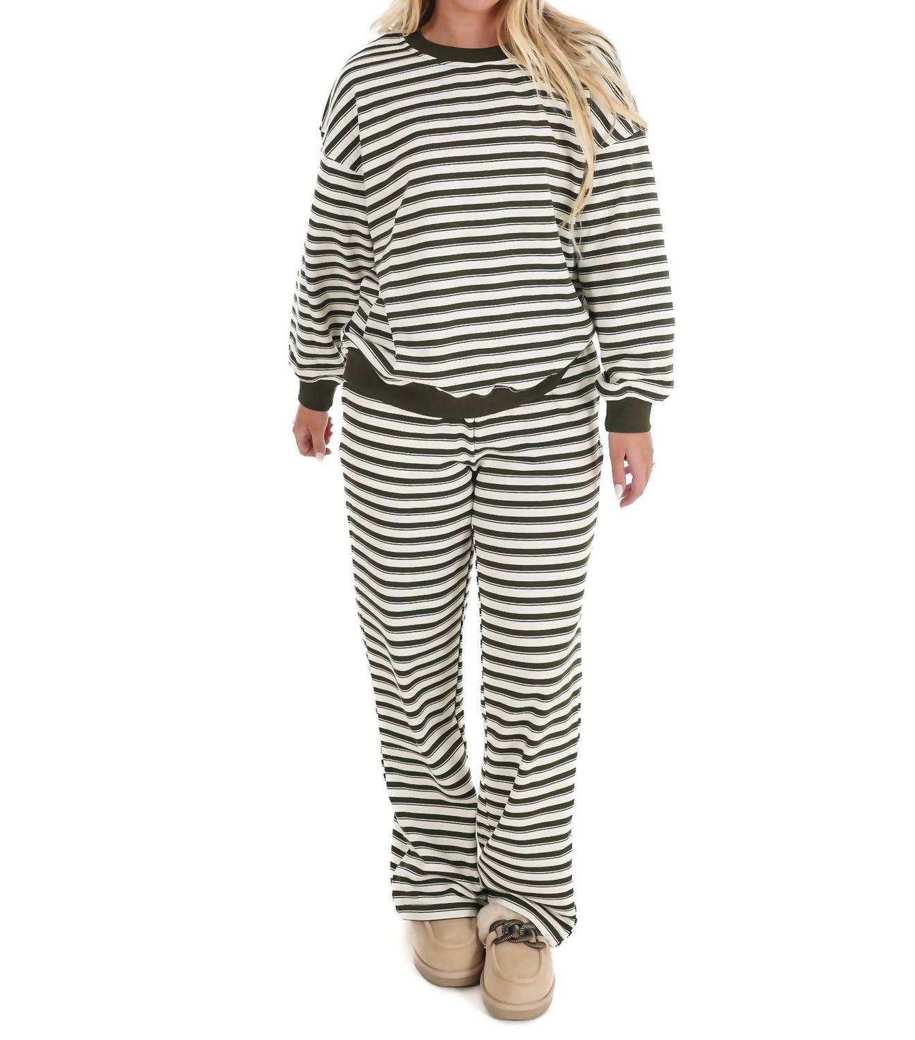 Le Lis - Chill Mode Stripe Two Piece Set