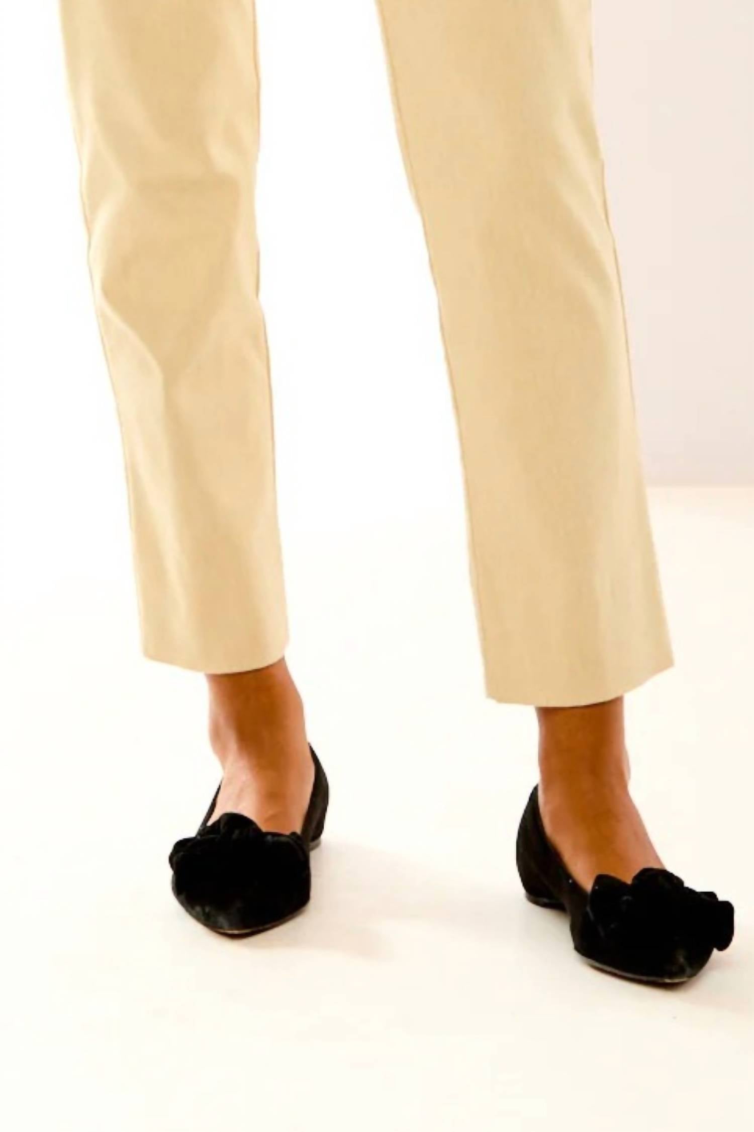 SARA CAMPBELL Flannel Sheri Pants in sand heather - women's pants - alternate view