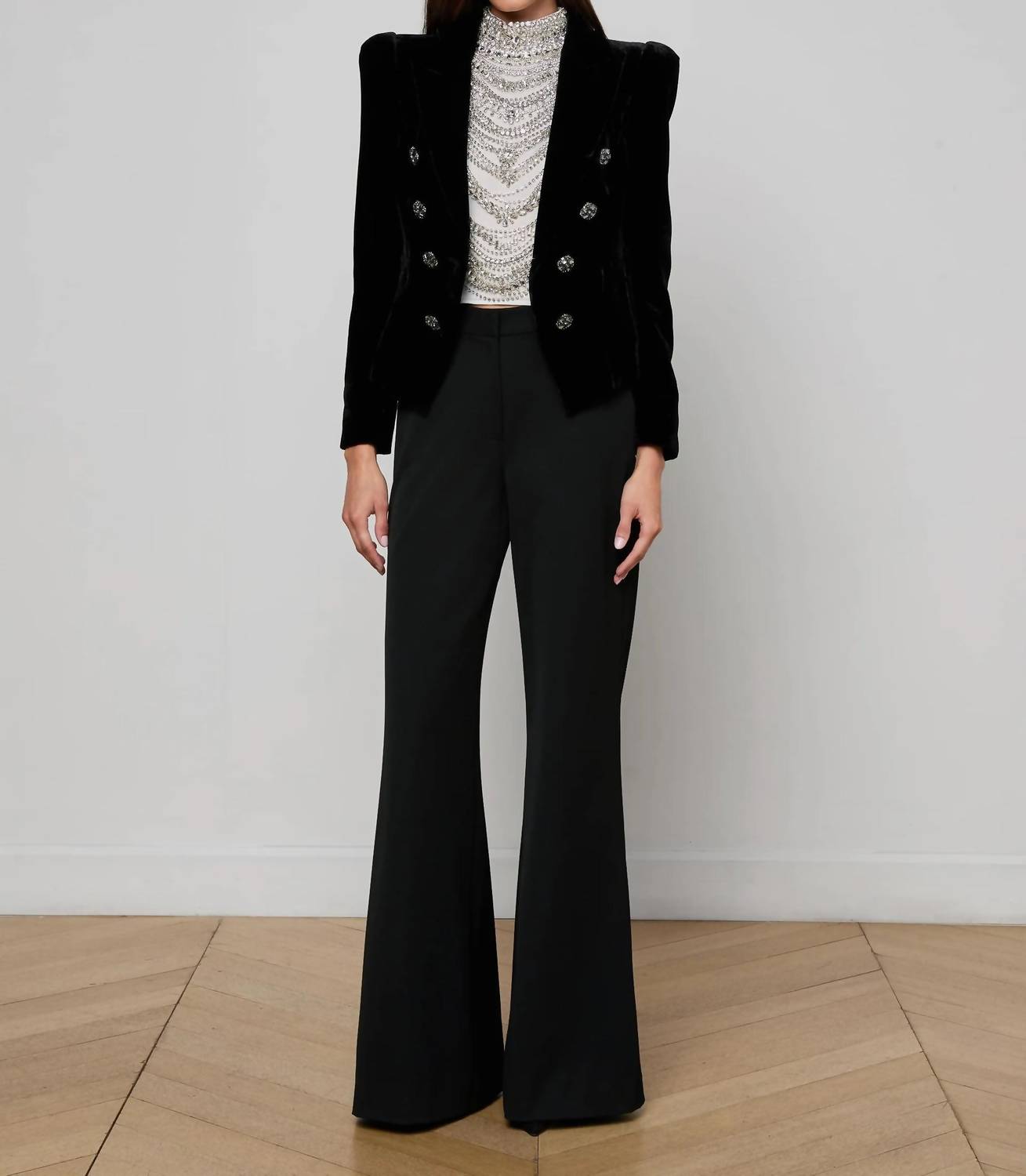 L'Agence - Bethany Velvet Blazer