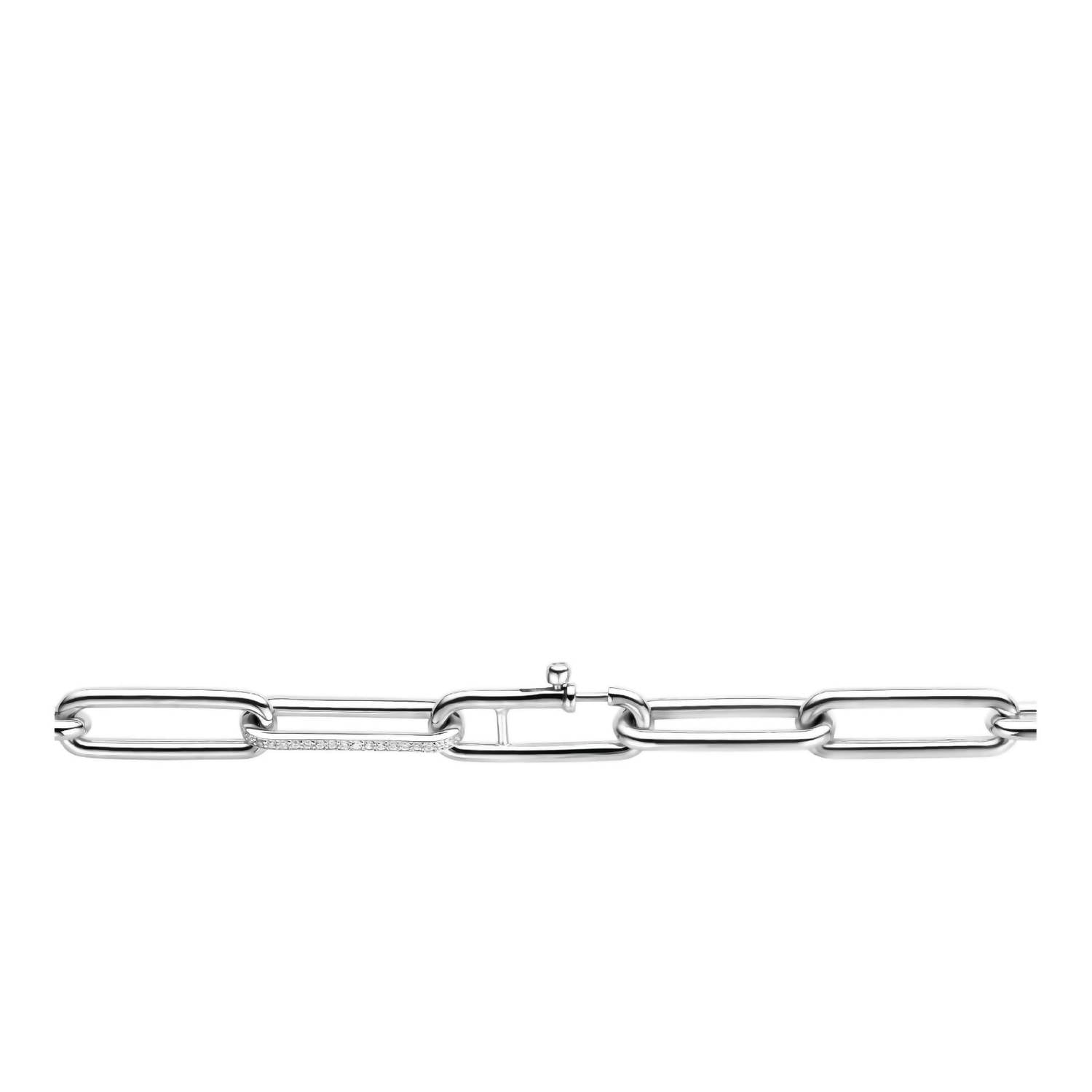Ti Sento - Women's Paperclip Medium Necklace