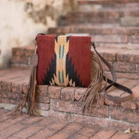 Mz Made - Women's Artisan Made Leather Fringe Bag