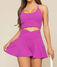 Popflex Active - Crisscross Hourglass Twirl Skort