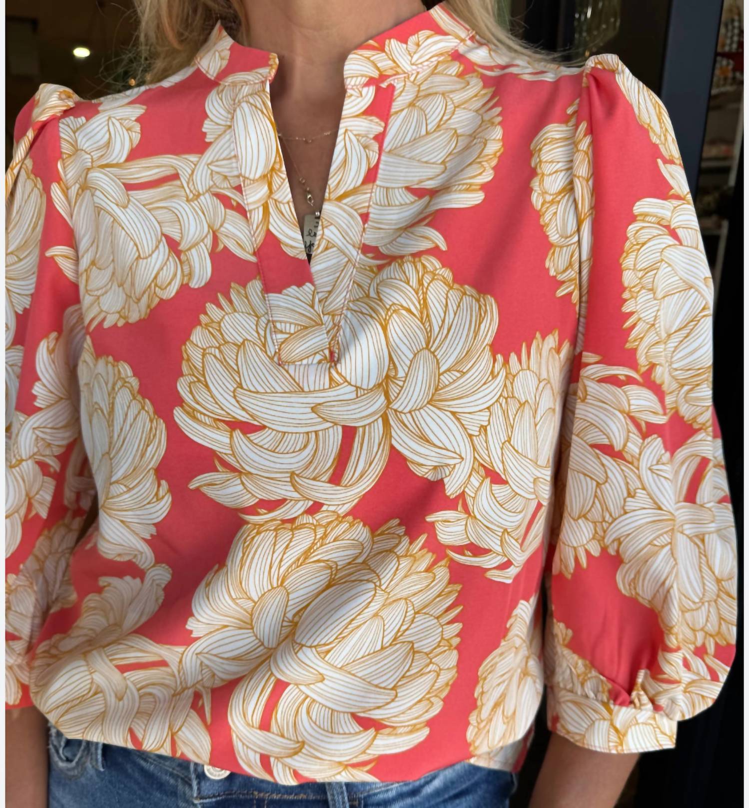 Mary Square - Tamryn Fall Floral Top