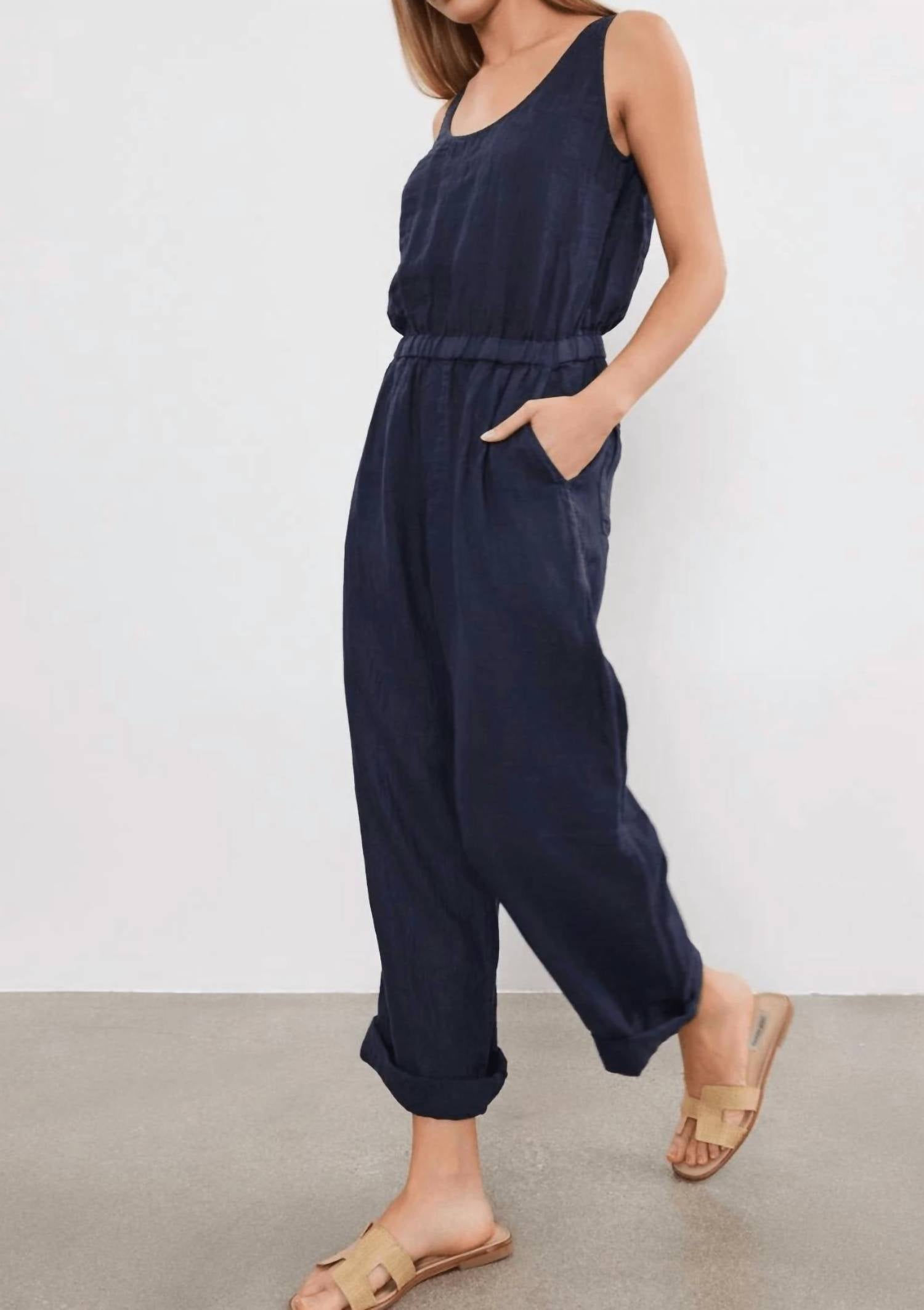 Velvet By Graham & Spencer - Winnie Linen Jumpsuit