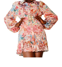 Little Secret Of Mine - Charming Desire Printed Mini Dress