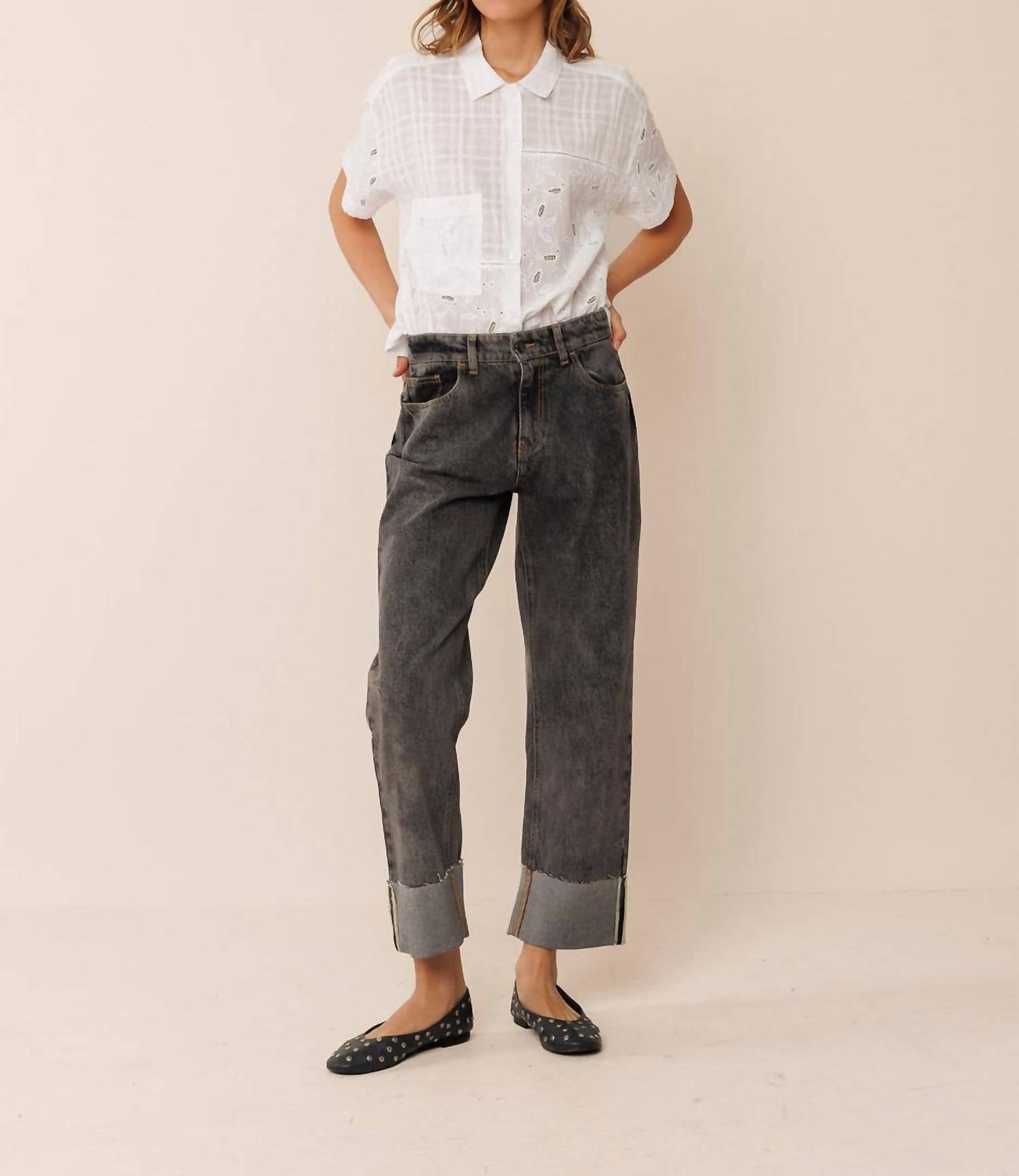 Indi & Cold - Combined Embroidery Shirt