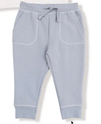 ANGEL DEAR Boy's Construction Vehicles Sweatshirt and Jogger Set in blue - item - alternate view