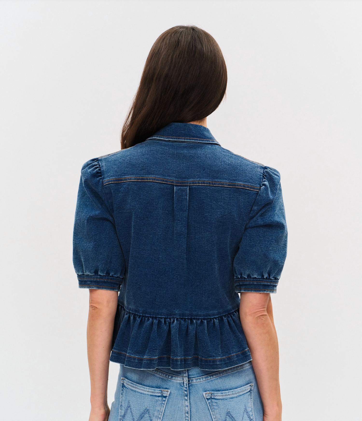 Six/Fifty - Delancey Denim Peplum Jacket