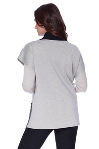 Zip Detail Poncho