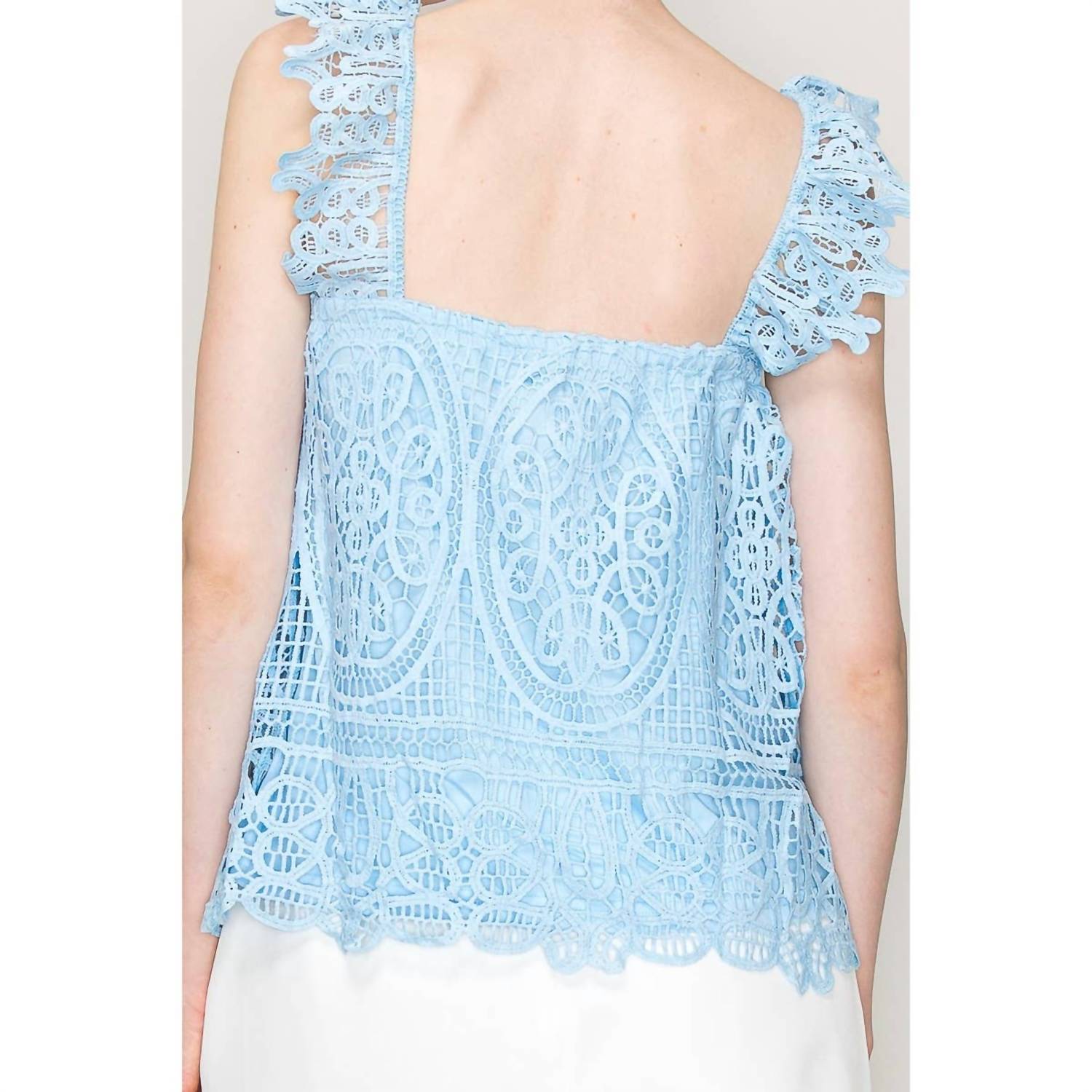 Ina Fashion - Maya Sleeveless Lace Top